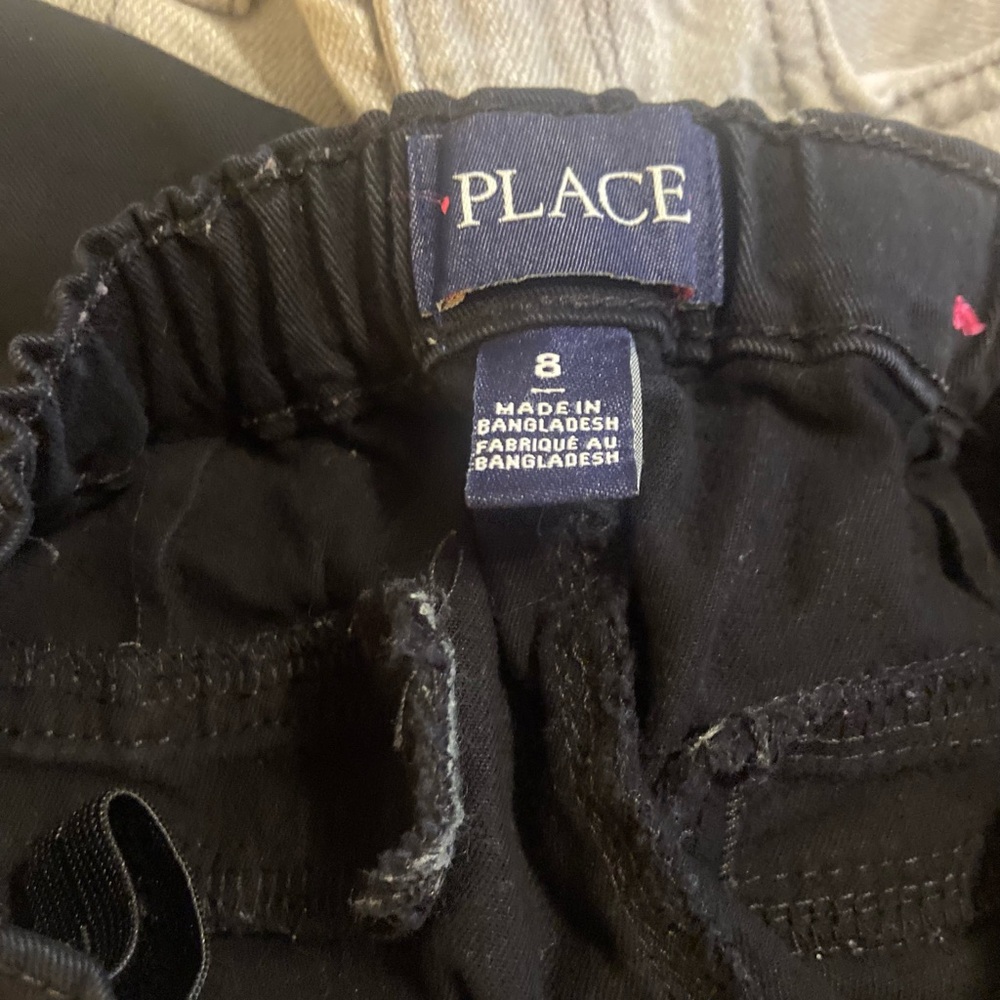 Place Boy’s Black Khaki Pants - Picture 3 of 3